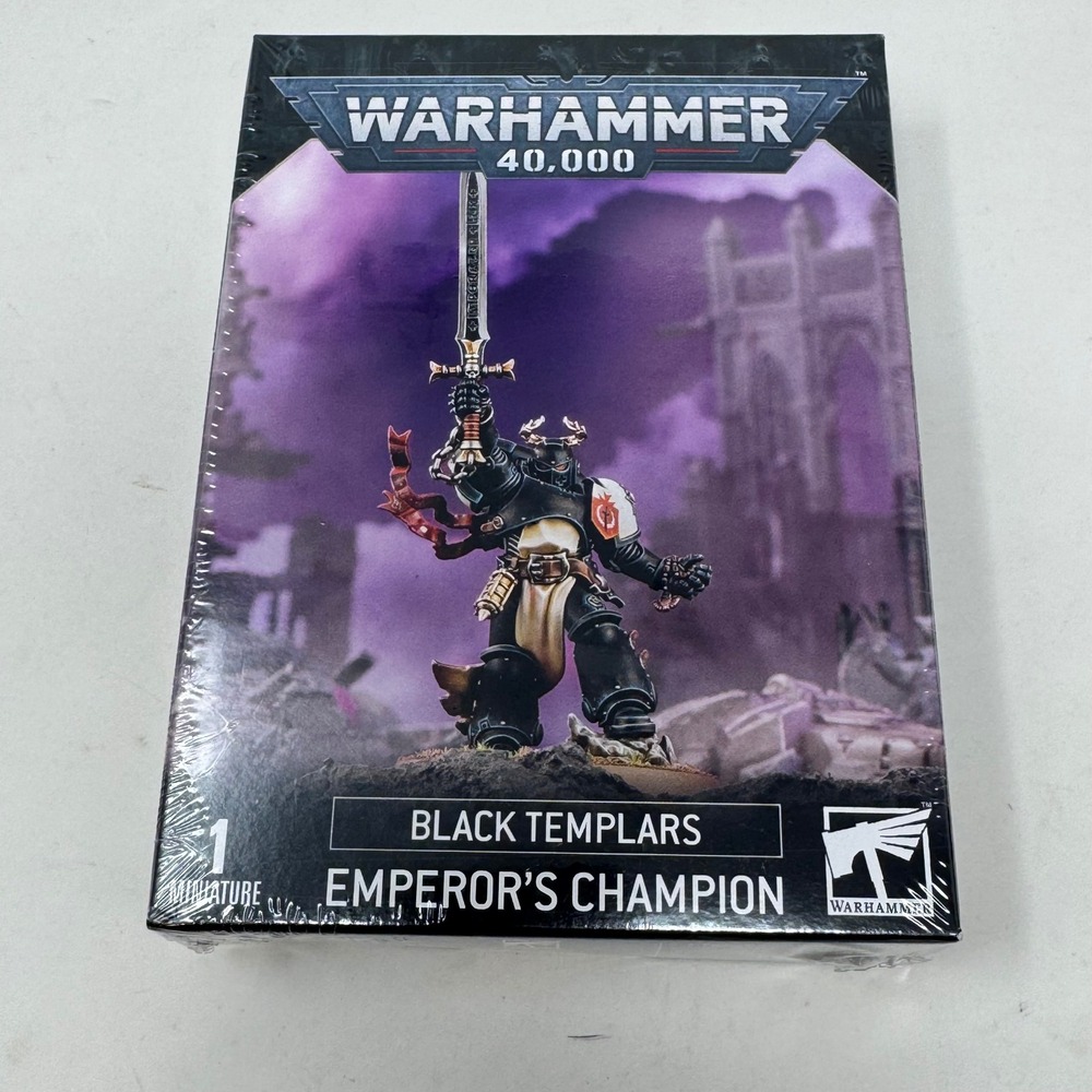 Warhammer 40k Black Templars Emperor's Champion Games Workshop New Sealed